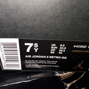 Air Jordan 5 retro gg 7.5y